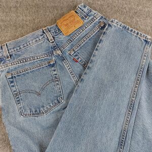 VTG Levis 550 Relaxed Tapered Jeans Women's 10 MIS (Fit 28x31) Natural Fade Y2K